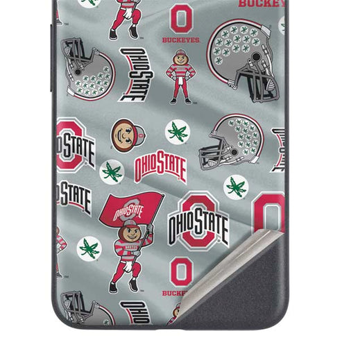 Ohio State University Pattern Google Pixel 5 Skin